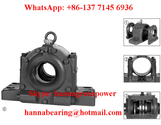鋳鉄 SNOE パームラーブロックハウジング SNOE 228 クッションブロック 140x570x355mm